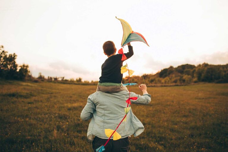 Child with Kite